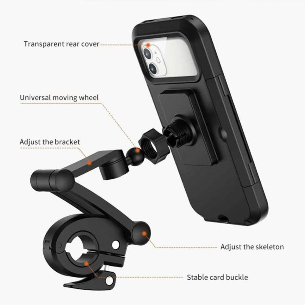 Waterproof Bicycle & Motorcycle Phone Holder